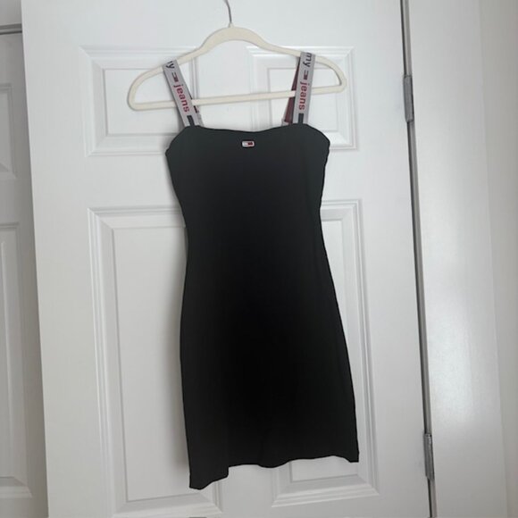 Tommy Hilfiger Sporty Logo Strap Bodycon Dress - Picture 2 of 4